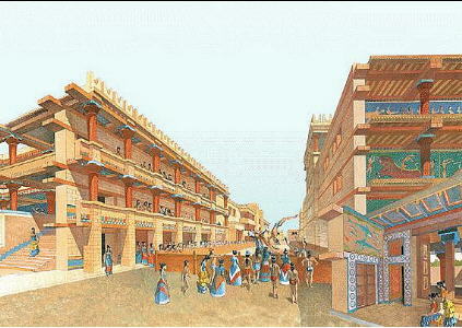Minoan capital of Knossos